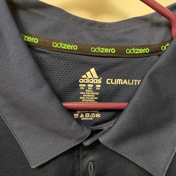 Adidas men’s wick away polo shirt, Naval Academy - Picture 3 of 6